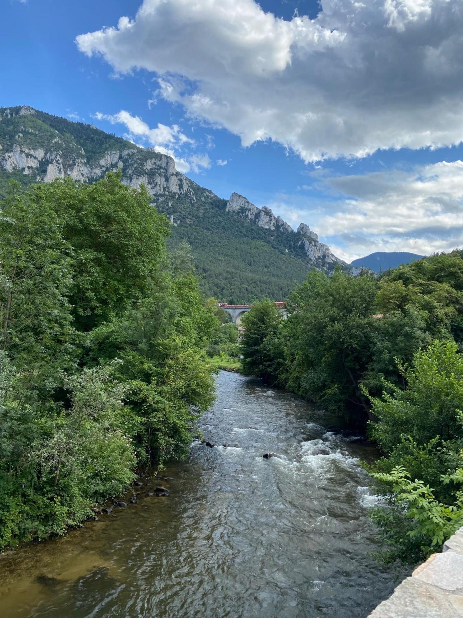 Private Riverside Villa With Breathtaking Views Axat Buitenkant foto